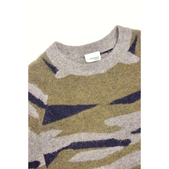 Aritzia WILFRED FREE Carangi Camo Print Alpaca Wool Knit Sweater Dress, Size M - Picture 7 of 13
